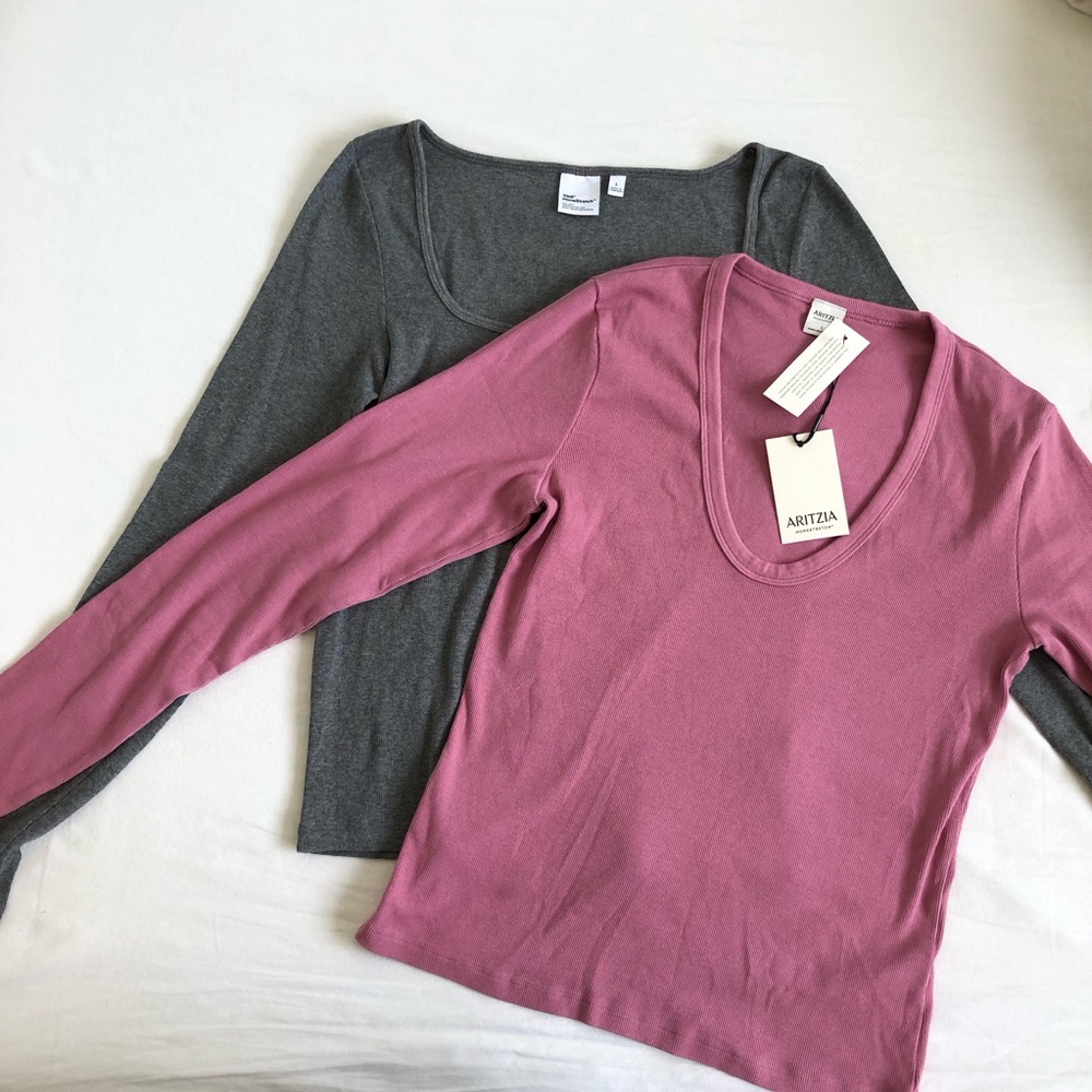 2 Aritzia Long Sleeve Shirts